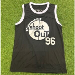 Tournament Shoot Out 96 Birdie Basketball Jersey Black Mesh Tank Top‎ Mens Small